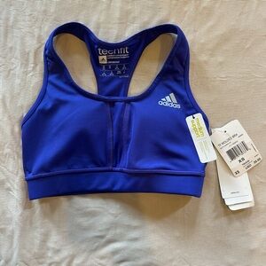 adidas Purple Techfit Support sports bra Top